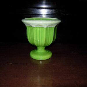 Haeger Lime Green Drip Vase 4004